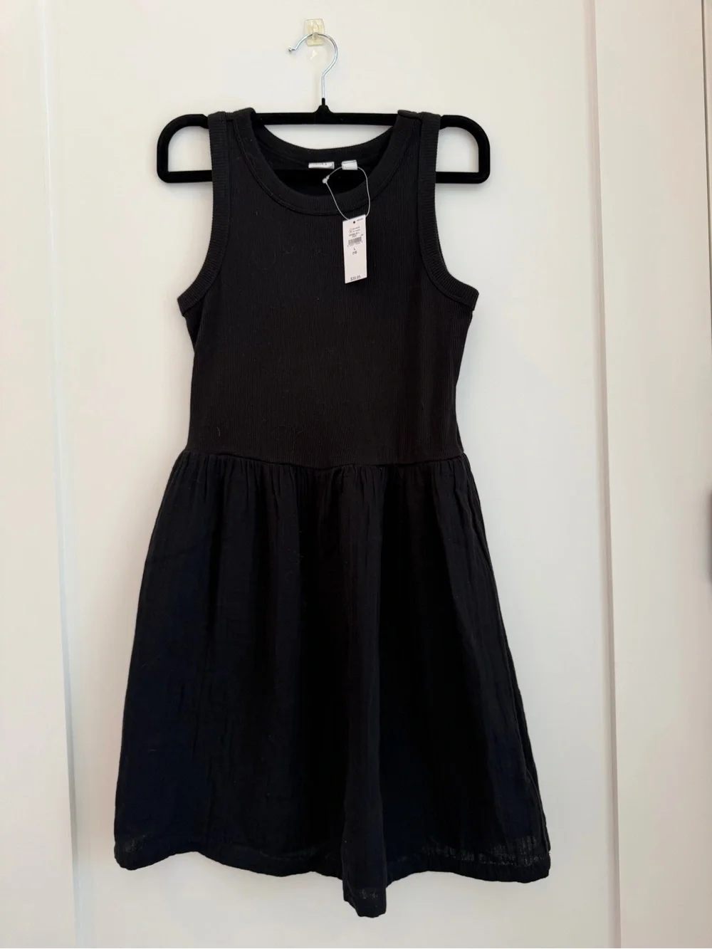 GAP Girls Black Sleeveless Knit Dress